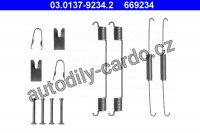 Sada příslušenství, brzdové čelisti ATE 03.0137-9234 (AT 669234)