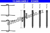 Sada příslušenství, obložení kotoučové brzdy ATE 13.0460-0409 (AT 610409)