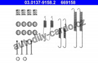 Sada příslusenství, brzdové čelisti ATE 03.0137-9158 (AT 669158)