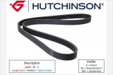 Ozubený klínový řemen Hutchinson 975 K 6