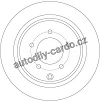 Brzdový kotouč TRW (DF6177)