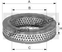 Vzduchový filtr MANN C149 (MF C149)