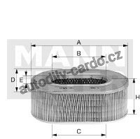Vzduchový filtr MANN C2936 (MF C2936) - FIAT