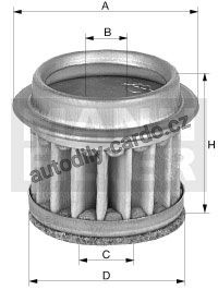 Olejový filtr MANN MF H31/5