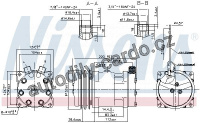 Kompresor klimatizace NISSENS 89624