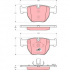 Sada brzdových destiček TRW GDB1526 - RANGE ROVER