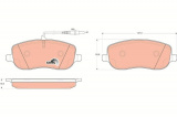 Sada brzdových destiček TRW GDB1503 - FIAT ULYSSE