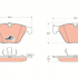 Sada brzdových destiček TRW GDB1498 - BMW 7