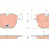Sada brzdových destiček TRW GDB1502 - BMW 7
