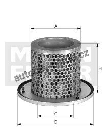 Vzduchový filtr MANN MF C1374/2