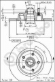 Brzdový kotouč BREMBO 08.4875.10 - VOLVO