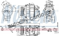 Kompresor klimatizace NISSENS 89114