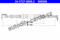 Lanko ruční brzdy ATE 24.3727-0006 (AT 580006)