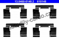 Sada příslušenství, obložení kotoučové brzdy ATE 13.0460-0148 (AT 610148)