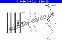 Sada příslušenství, obložení kotoučové brzdy ATE 13.0460-0149 (AT 610149)