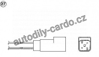 Lambda sonda NGK OZA216-D2 - FORD