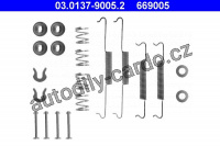 Sada příslušenství, brzdové čelisti ATE 03.0137-9005 (AT 669005)