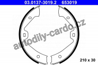 Sada brzdových čelistí ATE 03.0137-3019