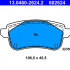 Sada brzdových destiček ATE 13.0460-2624 (AT 602624)