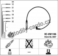 Sada kabelů pro zapalování NGK RC-VW1106 - VW