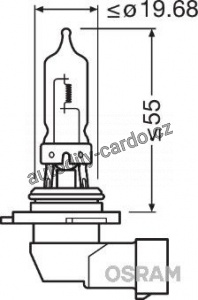 Osram žárovka HB3 12V 60W - 9005