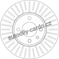 Brzdový kotouč TRW DF6252