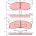 Sada brzdových destiček TRW GDB1244 - CHRYSLER VISION