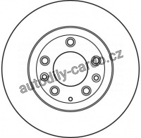 Brzdový kotouč TRW DF6115 - MAZDA MX5 III 06-