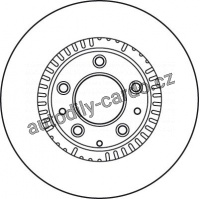 Brzdový kotouč TRW DF6068 - MAZDA MX5 III 05-06