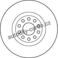 Brzdový kotouč TRW DF6060S - AUDI A6 98-05 4,2 QUATTRO