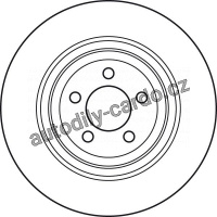 Brzdový kotouč TRW DF6028S - CHRYSLER 300C 04-