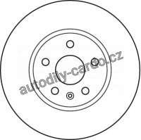 Brzdový kotouč TRW DF4996S - OPEL INSIGNIA 08-