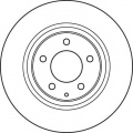 Brzdový kotouč TRW DF4967 - MAZDA RX8 03-