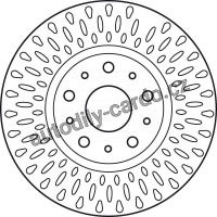 Brzdový kotouč TRW DF6021 - LANCIA THESIS 02-