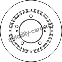 Brzdový kotouč TRW DF6023 - SUZUKI GRAND VITARA 98-