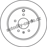 Brzdový kotouč TRW DF6024 - OPEL ANTARA 06-