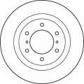 Brzdový kotouč TRW DF4943S - MITSUBISHI PAJERO 07-