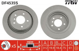 Brzdový kotouč TRW DF4535S - BMW 3 E36 M3 93- L