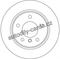 Brzdový kotouč TRW DF4448 - BMW 1 E87 04-