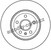 Brzdový kotouč TRW DF6113S - OPEL INSIGNIA 08-