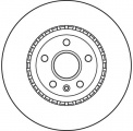 Brzdový kotouč TRW DF6113S - OPEL INSIGNIA 08-