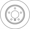 Brzdový kotouč TRW DF6106 - BMW Z4 E85 03-