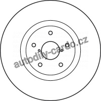 Brzdový kotouč TRW DF4949S - SUBARU IMPREZA WRX 05-