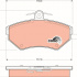 Sada brzdových destiček TRW GDB1266 - VW PASSAT, AUDI A4