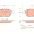 Sada brzdových destiček TRW GDB1468 - RENAULT LAGUNA