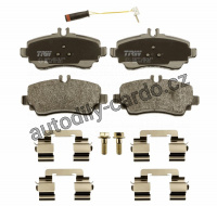 Sada brzdových destiček TRW GDB1480 - MERCEDES VANEO