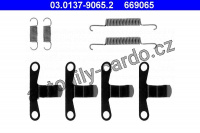 Sada příslušenství, parkovací brzdové čelisti ATE 03.0137-9065 (AT 669065)