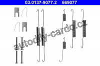 Sada příslušenství, brzdové čelisti ATE 03.0137-9077 (AT 669077)