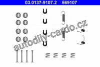 Sada příslušenství, brzdové čelisti ATE 03.0137-9107 (AT 669107)