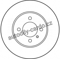 Brzdový kotouč TRW DF1569 - BMW 3 E30